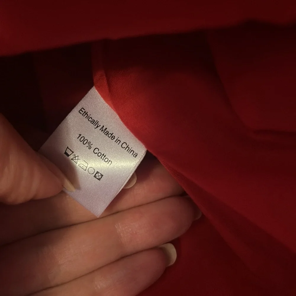 NWT Wray Vanessa dress poppy red medium basque waist - Picture 6 of 10